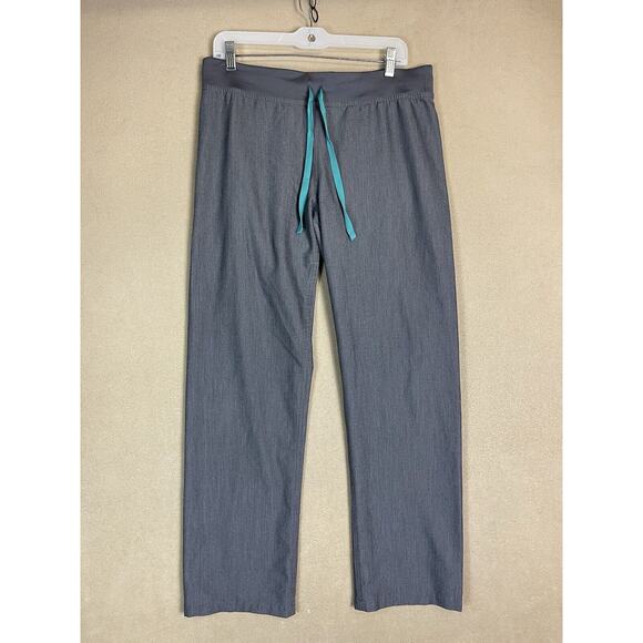 Figs Pants - FIGS Scrub Pants Womens Medium Gray Livingston Technical Collection Straight Leg